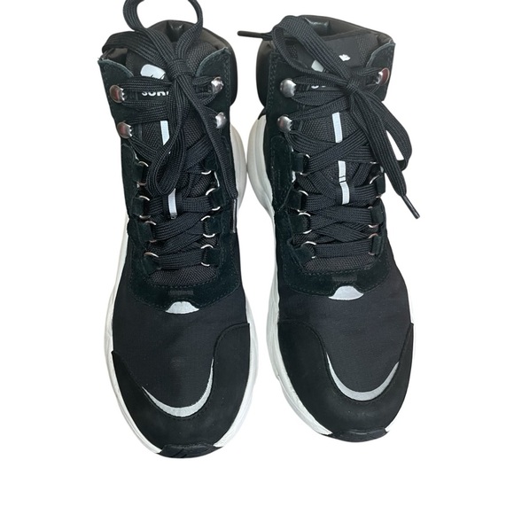 SOREL Kinetic RNEGD Conquest Waterproof Sneakers Boots in Black $160 Sz 9 - Picture 4 of 12